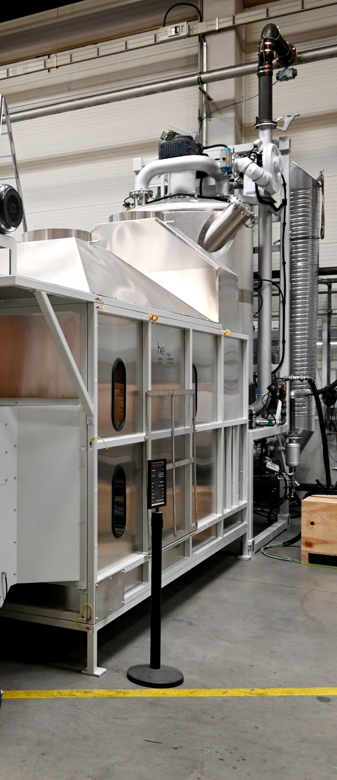 Large Sized Fluidized Bed Preexpander